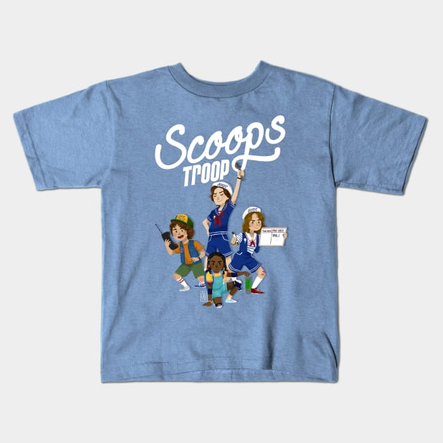 Scoops Troop Kids T-Shirt by artsy_alice